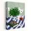 Cozy Cat, lecture, coin, chat, plante, art mural-1335185296