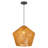 1-Light Pendant Light Single Hemp Rope