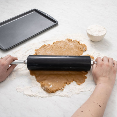 Marble Rolling Pin with Aluminum Handles