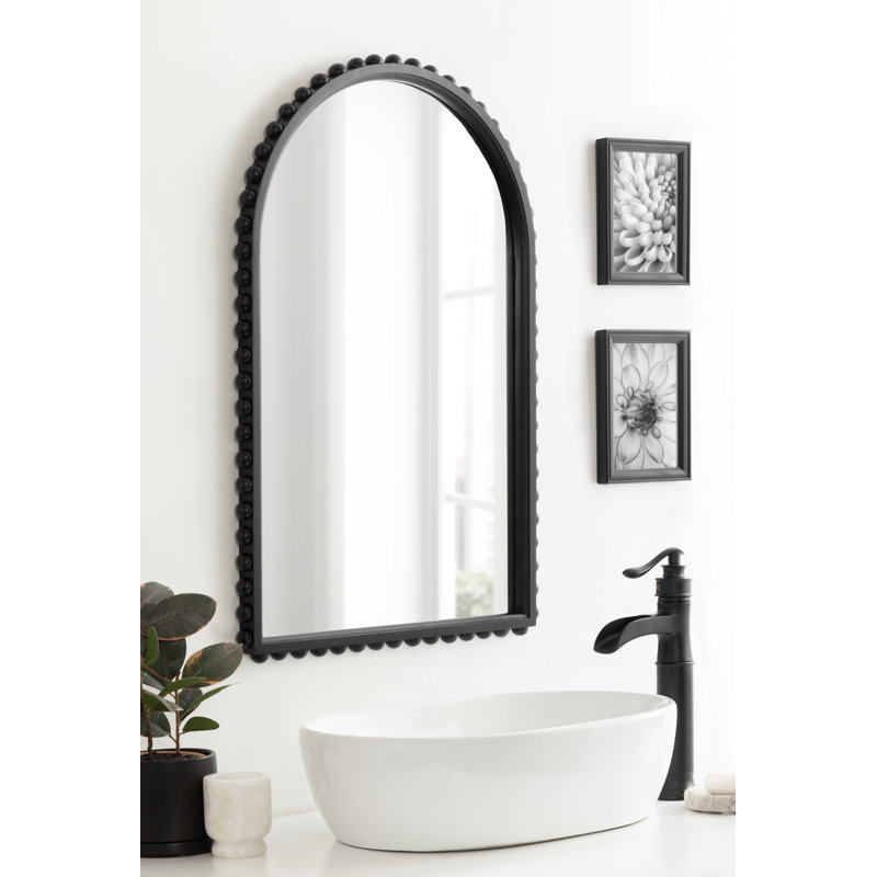 Miroir en bois, Noir