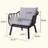 Modern Outdoor PP Club Chair Set Of 2, Weather-Resistant And Durable For Year-Round Use-566647637