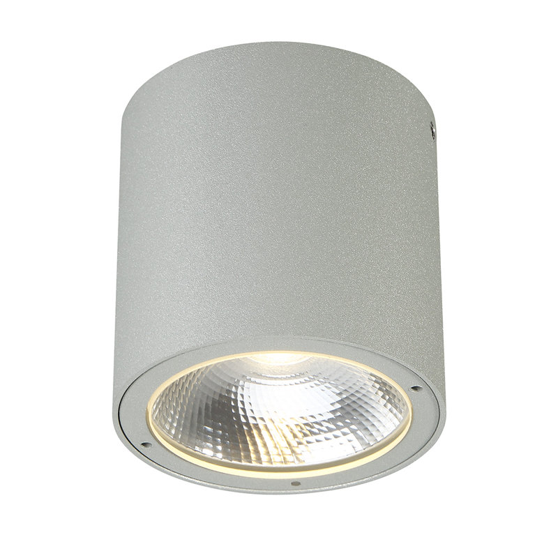 Sky Marine Grey Cylinder Flush Mount , Aluminum