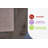 High-Low Striped Runner Rug Polypropylene Stain Resistant Non-Shedding Brown 2'2" x 8'