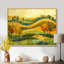 Paysage champêtre doré en automne II - campagne, art mural-46669060-46669067-46669062