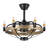 23/32" Caged Modern Farmhouse Ceiling Fans With Lights And Remote-656195664