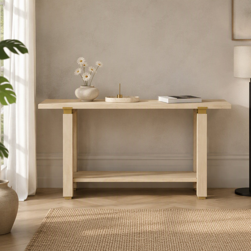 Console 62,2 po Modern, Naturel, Naturel, Naturel