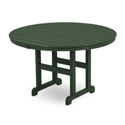POLYWOOD Round Farmhouse Dining Table