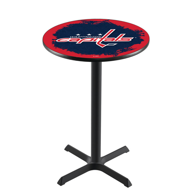 NHL Pub Table, Washington Capitals, 36" H x 30" L x 30" W