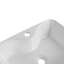 Ceramic Rectangular Above Counter White Bathroom Sink Art Basin (BAB111MOWH)