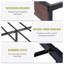 Lit plateforme en bois 14 po Saunderstown-462626794