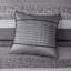 Reversible Quilt - Grey/taupe Full/queen Filled Embroidered & Pleated Decorative Pillows Easy To Clean Bedding Maintenance-119448504-119448505