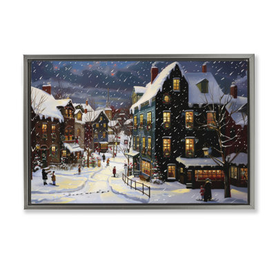 Frozen Urban Charm Canvas by Lazar Studio