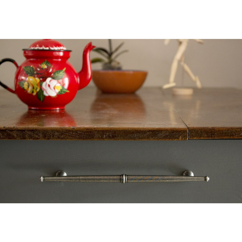 Regency Appliance Handle, Pewter Patina, 3.97"