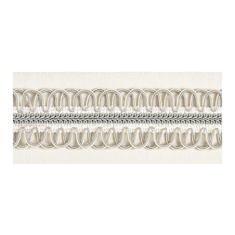 Botanica Colette Braided Tape Fabric, Cloud