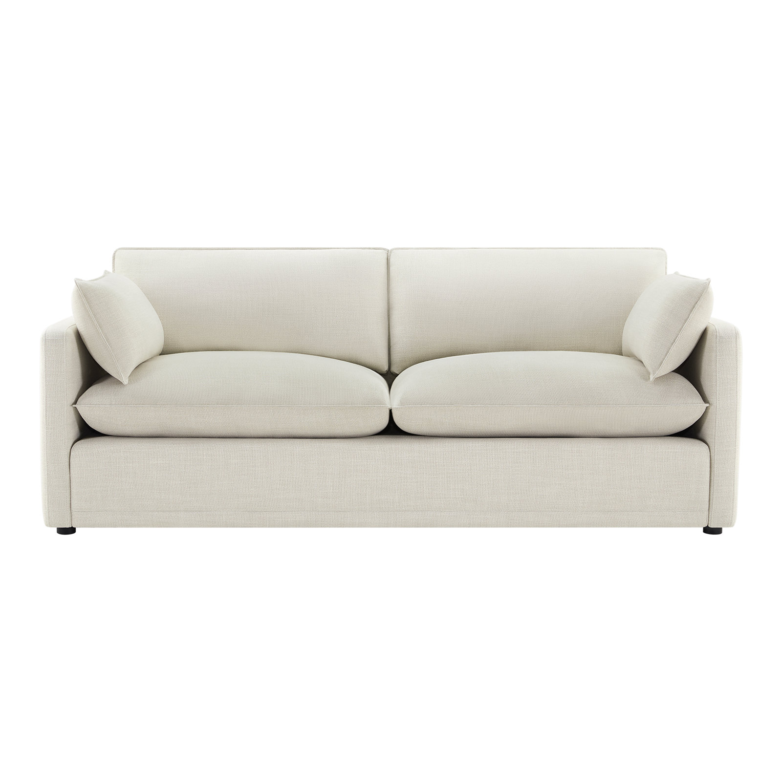 Martelle 83" Upholstered Sofa, Effie Linen