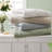 Premium Cotton Bedding Set, Sage Gauze Quilt With Embroidery, All-season Comfort