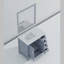 Meuble-lavabo décalé avec comptoir en quartz et miroirs-295272489