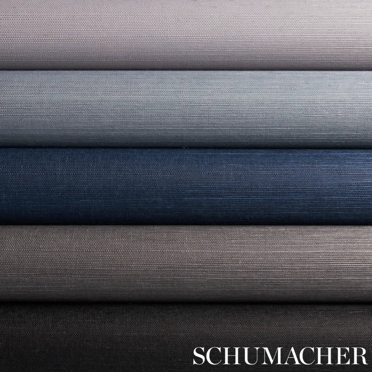 Haruki Sisal Wallpaper Roll, Jet