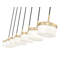 Lustre linéaire moderne 7 lumières Haddon-123222992