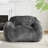 Indoor Bean Bag Chair In Gray Faux Fur, Shredded Foam Filler For Comfortable Seating Urban Living Areas Fur With Foam, Ergonomic Support Reading And Gaming Dorm Rooms-1975167698-1975167702