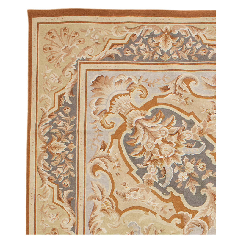 Wool Oriental Area Rug, Square 6' x 6'