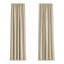 Ensemble de 2 rideaux obscurcissants et isolants à aspect lin （-1679831475-1810605884