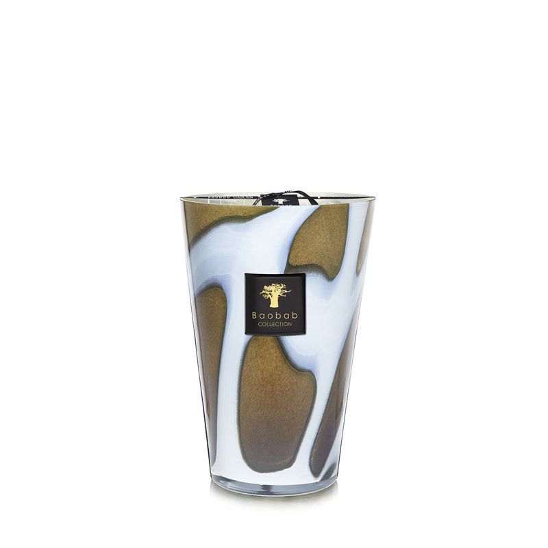 Stones Agate Candle, 13.8" H x 9.36" W x 9.36" D
