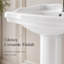 77.5 Ceramic Material Single Double Bathroom Vanity Top Sink