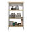 Linen Cabinet Jenne, Four Open Shelves-2108974980