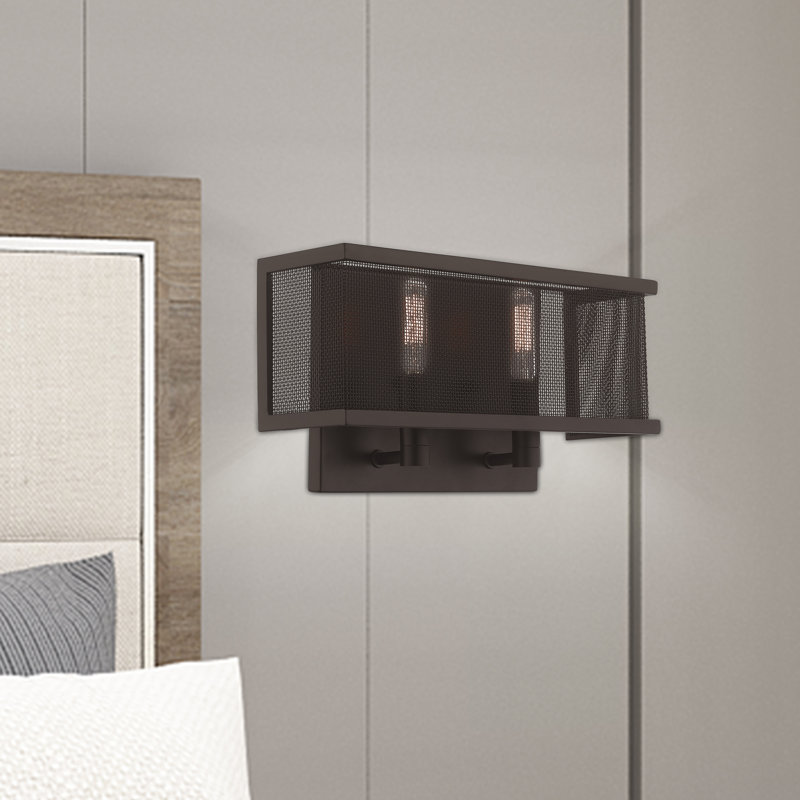 Nedra Steel Flush Mounted Sconce