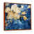 Toile avec cadre flottant brun