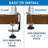 Mount-It! Full-Motion Triple Monitor C-Clamp Grommet Desk Mount Tilt Swivel Rotate Fits Up to 24"