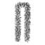 9ft Flocked Christmas Garland with LED Lights