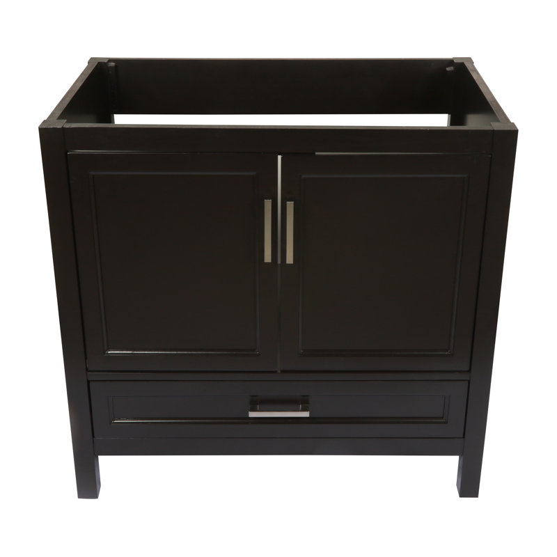 Base de meuble-lavabo simple 36 po seulement, Espresso