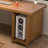 Walnut Rectangular Solid Wood Executive desk-579995693-579995688