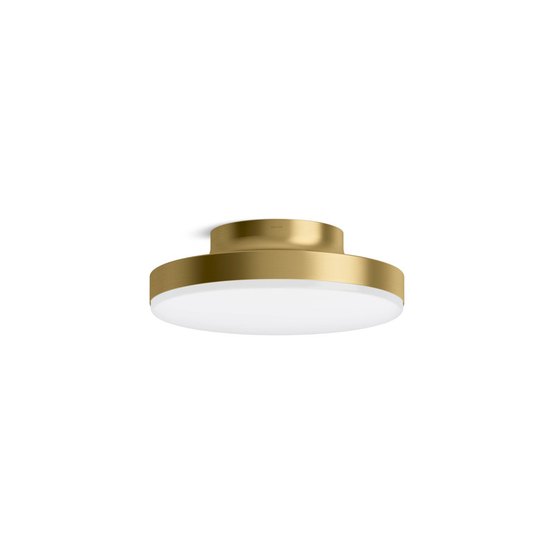 Purist 15 In. Flush-Mount, Gold