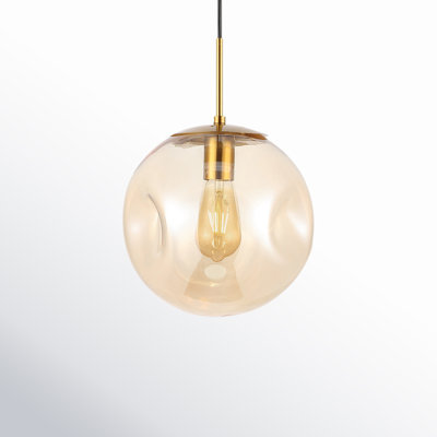 Fika 1 - Light Gold Single Pendant