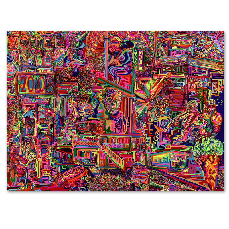 « millions servi », reproduction d’impression sur toile tendue, H 24 po x l 32 po x P 2 po