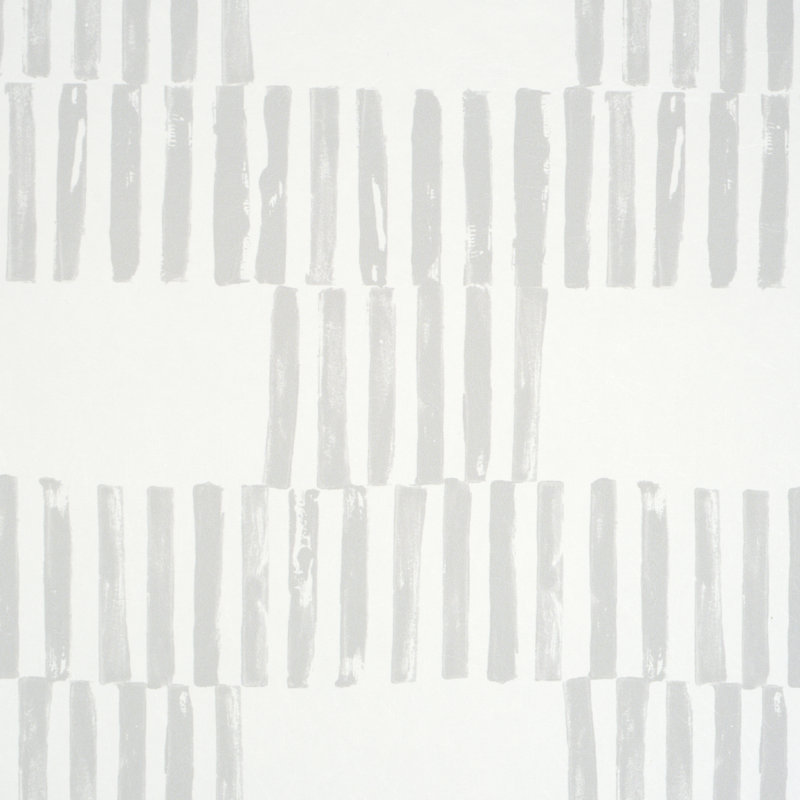Schumacher X Caroline Z Hurley Field Wallpaper, Fog