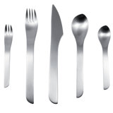 Katja 5 - Piece Stainless Steel Flatware Set - Service for 1