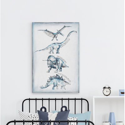 Ancient Earth Roamers Print on Wrapped Canvas