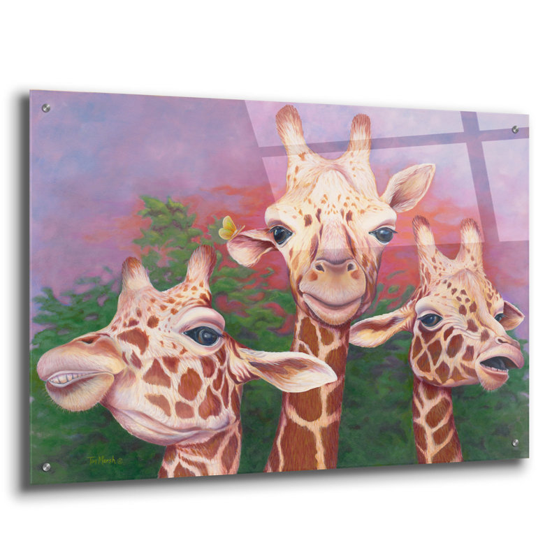 «Curious Conversation» par Tim Marsh, H 24 po x l 36 po x P 0,2 po