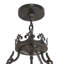 Lustre tambour 12 lumières Saskatia