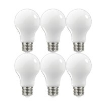 100-Watt Equivalent G25 Dimmable Filament CEC White Glass Vanity Globe E26  LED Light Bulb, Soft White 2700K (3-Pack)