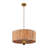 5-light Rattan Shade Pendant Light