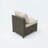 Deko Living 8-Piece Outdoor Sectional Wicker Sofa Set with Chairs and Tables, featuring Interchangeable Cushion Covers and Red Model-111865819