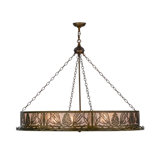 Mountain Pine 8 - Light Drum Chandelier