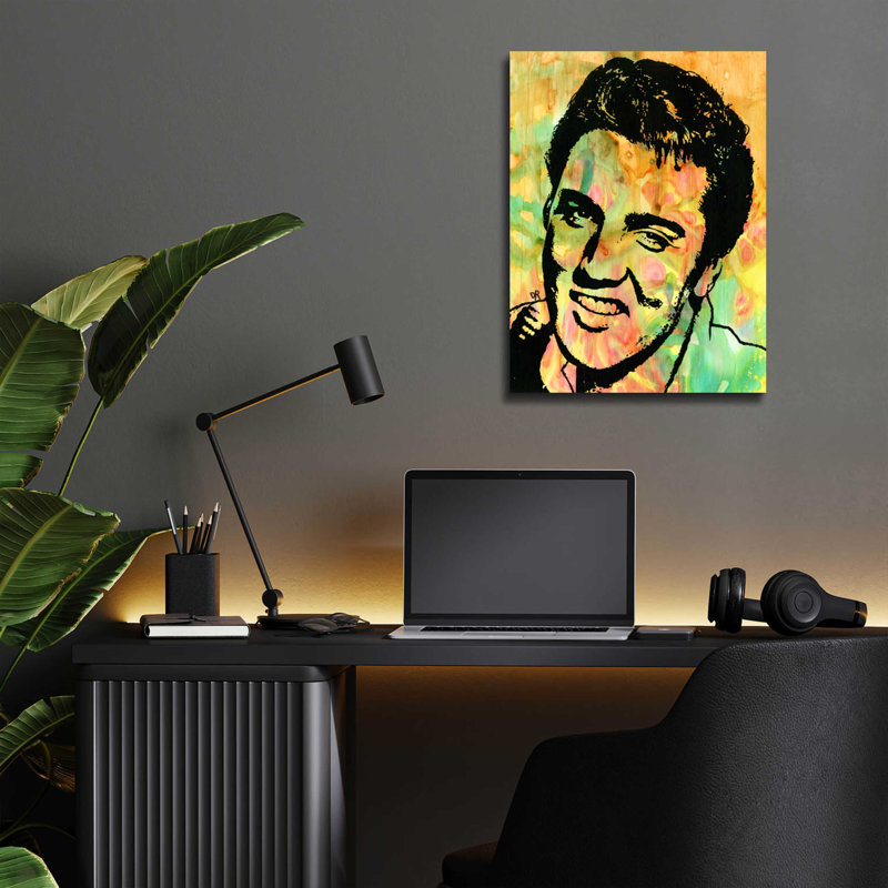 «Elvis 3» par Dean Russo, H 16 po x l 12 po x P 0,13 po