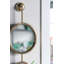 2 miroirs circulaires pour la décoration murale, miroir mural contemporain unique