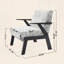 Chaise d'appoint moderne pour le salon